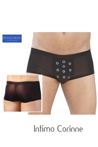 Boxer uomo con occhielli decorativi. Boxer uomo con occhielli decorativi.