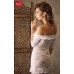 Softline - Chemise Agathe in pizzo con maniche a 3/4. Bianco Softline - Chemise Agathe in pizzo con maniche a 3/4. Bianco