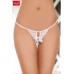 Softline - Tanga aperto con fiocchi. Bianco Softline - Tanga aperto con fiocchi. Bianco