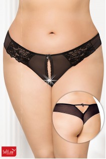 Softline - Tanga in microrete e pizzo. Softline - Tanga in microrete e pizzo.