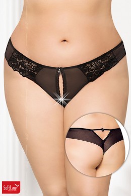 Softline - Tanga in microrete e pizzo. Softline - Tanga in microrete e pizzo.