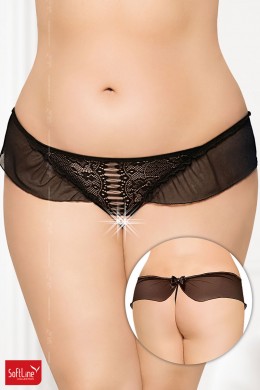 Softline - Perizoma aperto in tulle e pizzo. Softline - Perizoma aperto in tulle e pizzo.