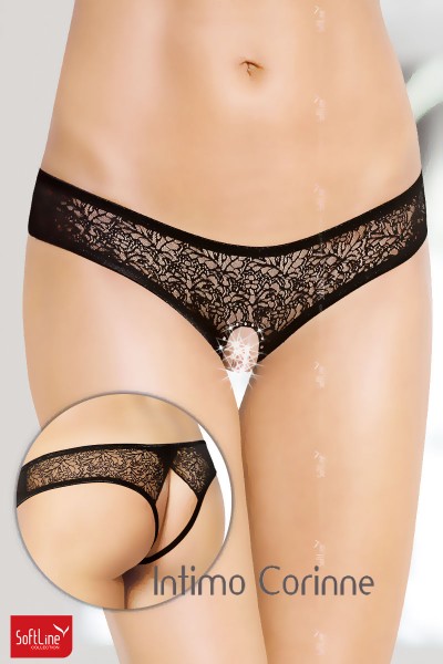 Softline - Slip brasiliano aperta al cavallo Softline - Slip brasiliano aperta al cavallo