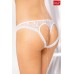 Softline - Mutandine in pizzo con apertura a cuore. Bianco Softline - Mutandine in pizzo con apertura a cuore. Bianco