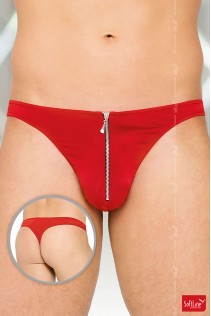 Softline - Tanga con zip rosso Softline - Tanga con zip rosso
