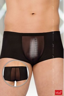 Softline - Boxer uomo con inserti semitrasparenti. Softline - Boxer uomo con inserti semitrasparenti.