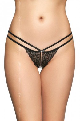 Tanga in pizzo con fiocchetto e perline. Tanga in pizzo con fiocchetto e perline.