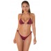 Bikini set 2 pezzi brasiliana con motivo pitonato. Rosso Bikini set 2 pezzi brasiliana con motivo pitonato. Rosso