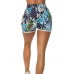 Shorts moda mare vita alta con stampa tropicale. Shorts moda mare vita alta con stampa tropicale.