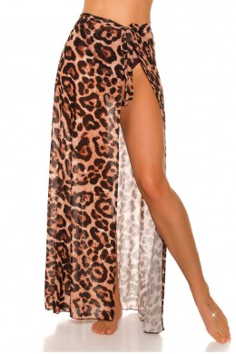 Gonna/copricostume in tulle KouCla leopardato. Gonna/copricostume in tulle KouCla leopardato.