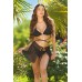 Gonnellina nera in tulle da annodare