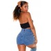 Crop Top Koucla ad incrocio. Nero Crop Top Koucla ad incrocio. Nero