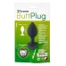 Plug in silicone con zircone a forma di cuore. Plug in silicone con zircone a forma di cuore.