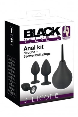 Kit 4 pezzi Black Velvets in silicone.