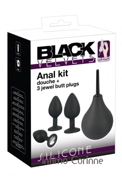 Kit 4 pezzi Black Velvets in silicone. Kit 4 pezzi Black Velvets in silicone.