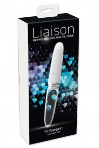 Stimolatore Liaison in vetro e silicone. Stimolatore Liaison in vetro e silicone.