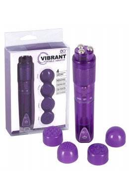 Mini massaggiatore viola.