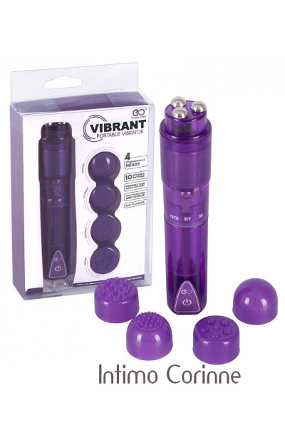 Mini massaggiatore viola. Mini massaggiatore viola.