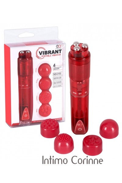 Mini massaggiatore rosso. Mini massaggiatore rosso.