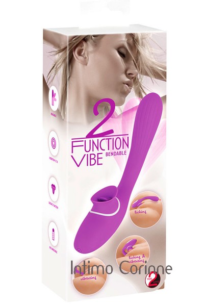 Stimolatore flessibile doppia funzione con lingua rotante. Stimolatore flessibile doppia funzione con lingua rotante.
