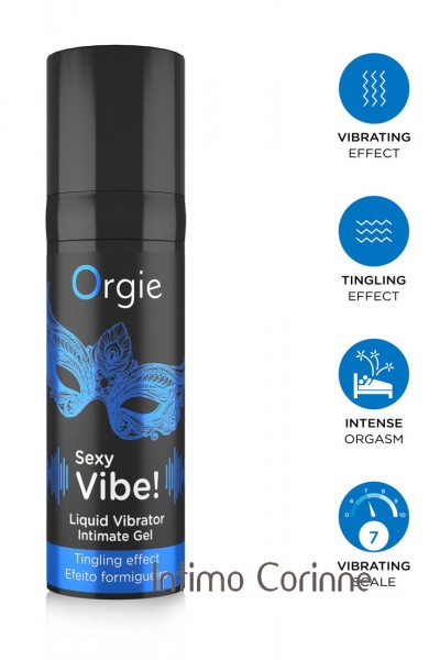 Gel vibrante per lei e per lui. Gel vibrante per lei e per lui.