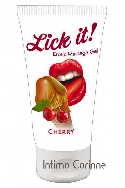 Gel massaggiante gusto ciliegia. 50 ml. Gel massaggiante gusto ciliegia. 50 ml.
