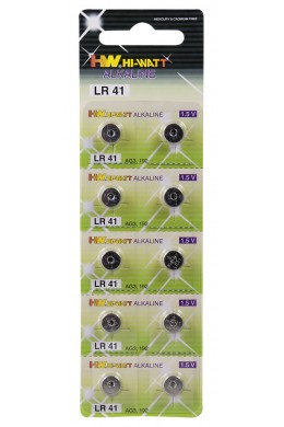 10 batterie a bottone LR41