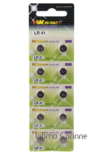 10 batterie a bottone LR41 10 batterie a bottone LR41