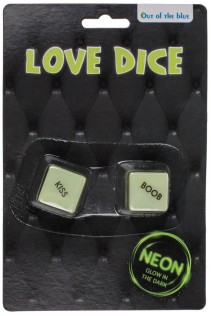 Dadi fluorescenti per giochi erotici. Dadi fluorescenti per giochi erotici.