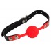Ball Gag rossa in silicone. Ball Gag rossa in silicone.