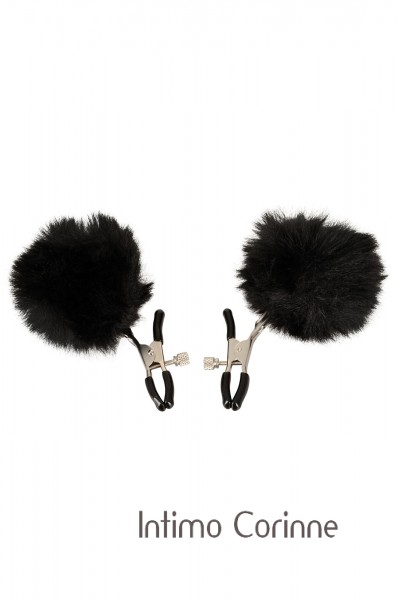 Pinze regolabili con pompon decorativi in metallo