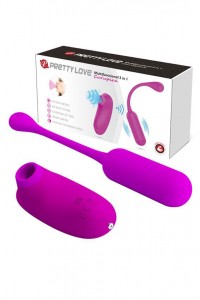 Kit ovetto vibrante wireless + stimolatore clitorideo. Kit ovetto vibrante wireless + stimolatore clitorideo.