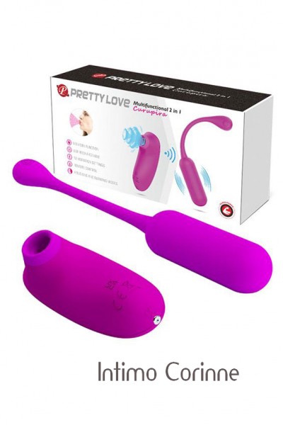 Kit ovetto vibrante wireless + stimolatore clitorideo. Kit ovetto vibrante wireless + stimolatore clitorideo.