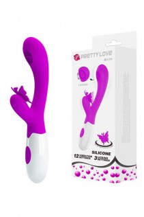 Stimolatore multifunzione con lingua e farfalla vibrante. Stimolatore multifunzione con lingua e farfalla vibrante.