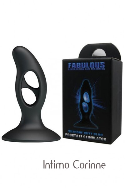 Stimolatore prostatico in silicone. 9,4 cm Stimolatore prostatico in silicone. 9,4 cm