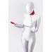 Anonymo: collare rosso con catena. Anonymo: collare rosso con catena.