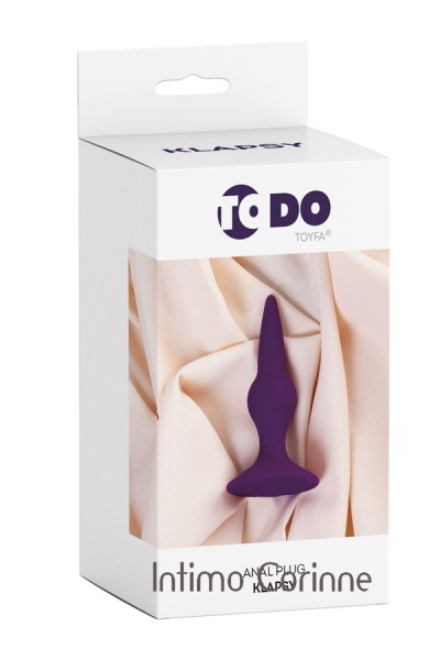 Plug Klapsy in silicone viola. Plug Klapsy in silicone viola.