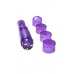 Mini massaggiatore viola con 4 testine. Mini massaggiatore viola con 4 testine.