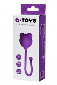Palla stimolante con orecchie. Viola Palla stimolante con orecchie. Viola
