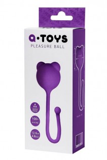 Palla stimolante con orecchie. Viola Palla stimolante con orecchie. Viola
