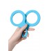 Manette in silicone. Azzurre Manette in silicone. Azzurre