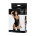 Body con reggicalze e stringatura anteriore. Body con reggicalze e stringatura anteriore.