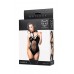Sherrie - Body wetlook con inserto in tulle e collare. Sherrie - Body wetlook con inserto in tulle e collare.