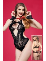 Body in pizzo con polsini. Body in pizzo con polsini.