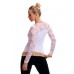 Shirt con maniche in pizzo. Shirt con maniche in pizzo.
