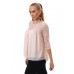 Blusa con inserti in pizzo. Beige Blusa con inserti in pizzo. Beige
