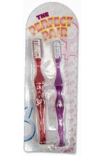 Coppia spazzolini da denti LUI & LEI. Coppia spazzolini da denti LUI & LEI.