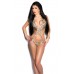 Monokini leopardato con incrocio e fibbie. Monokini leopardato con incrocio e fibbie.