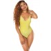 Costume da bagno intero con lurex. Giallo Costume da bagno intero con lurex. Giallo