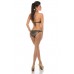 Monokini pitonato con catene dorate. Monokini pitonato con catene dorate.